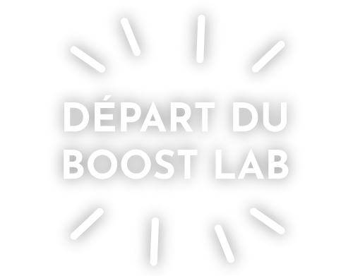 Départ du Boost Lab