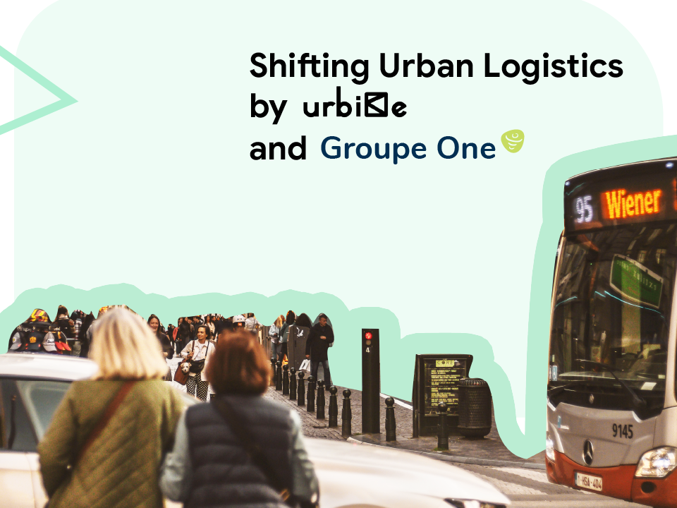 Visuel pour l'atelier sur la Logistique urbaine, réalisé en collaboration avec Urbike