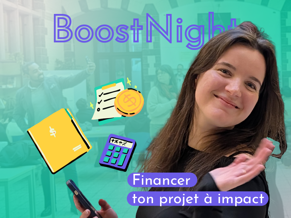 BoostNight_Mai-26 Visuel pour l'évènement BoostNight : financer ton projet à impact